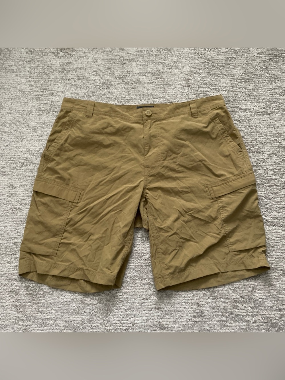 REI Co-op Sahara Cargo Shorts Men’s Size 38 Brown Relaxed Hiking Outdoor Stretch